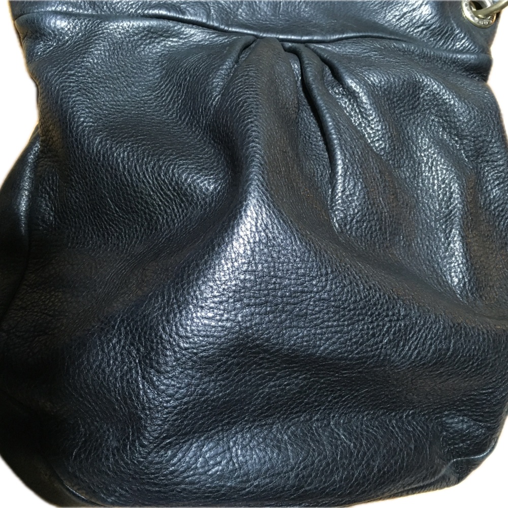 Marc Jacobs Classic Q Hillier Pebbled Leather Hobo Shoulder Handbag - Picture 9 of 14